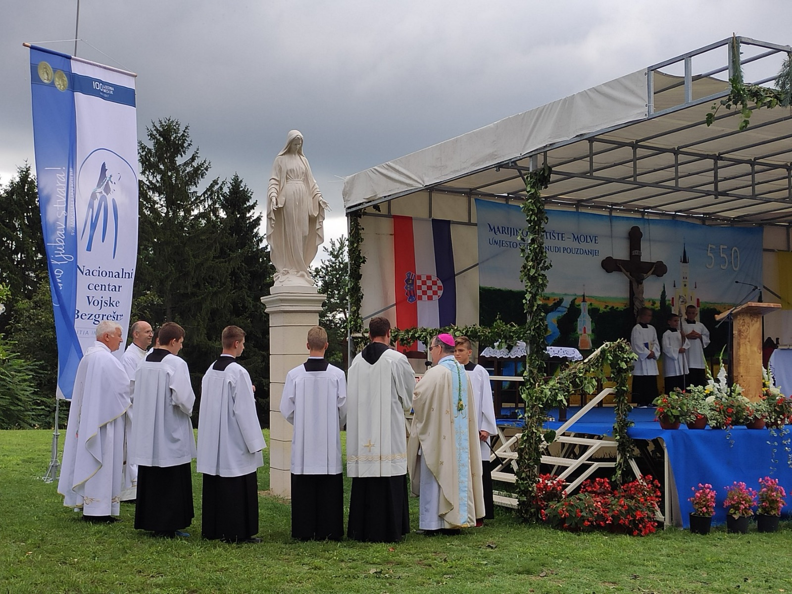 Proslava Velike Gospe i blagoslov kipa Bezgrešne – temelja Duhovno-pastoralnog centra ,,Oaza Bezgrešne”
