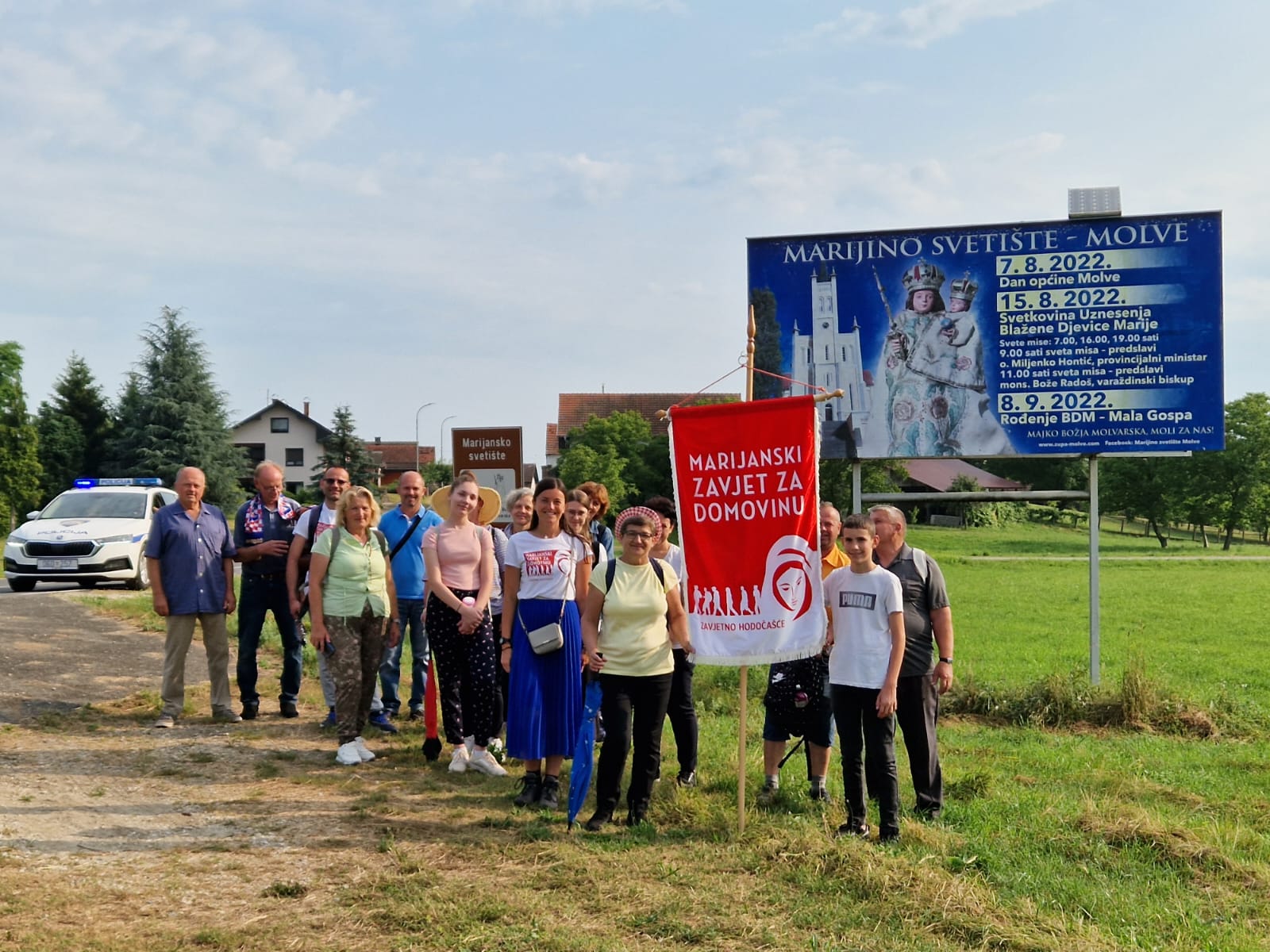 Marijanski zavjet za Domovinu, Molve – Reka