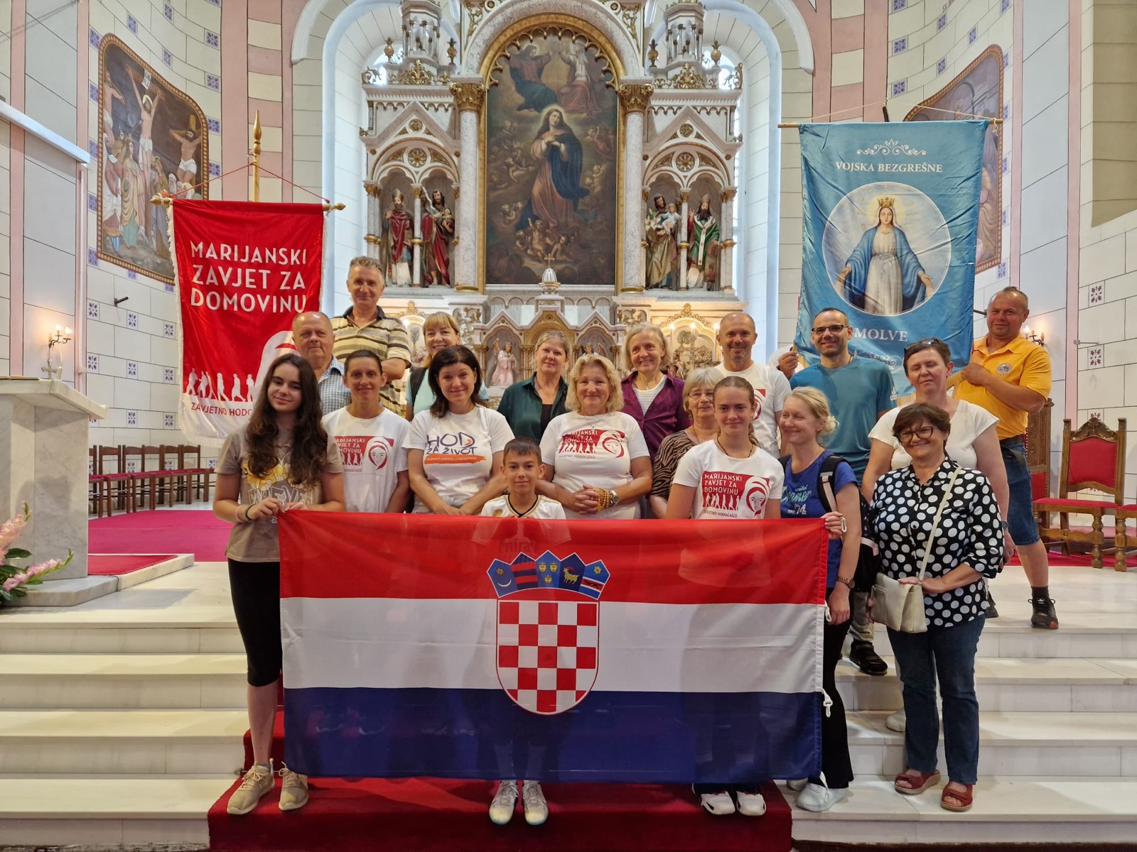 Marijanski zavjet za Domovinu, Molve – Reka